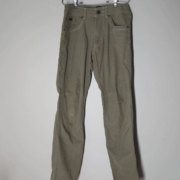 Kuhl Other - Kuhl Mens Pants 30x32 Born In The Mountains Vintage Patinadye Olive Green Hiking